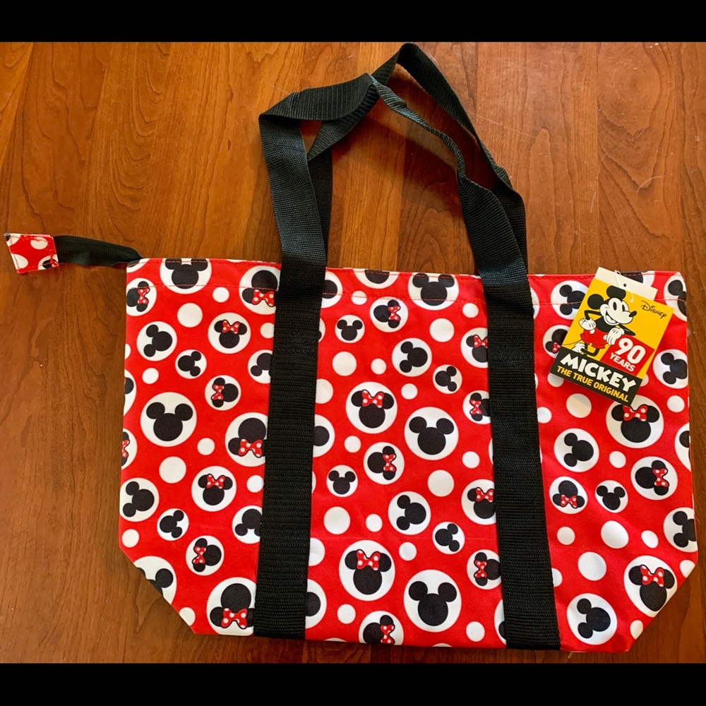 Disney Mickey and Minnie Tote Bag NWT